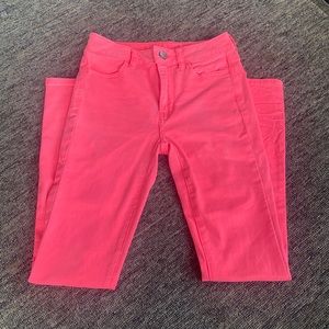AEO Neon Pink Skinny Jeans